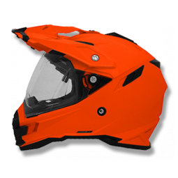 AFX FX-41 Dual Sport Helmet - Hi-Vis Orange