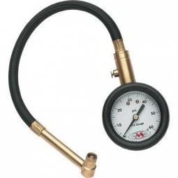 Accu-gage Professional Tire Pressure Gauge - Dial With Hose 3-60 psi RA60X