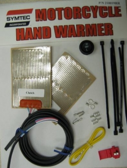 Symtec Motorcycle Grip Heaters - w/Round Rocker Switch