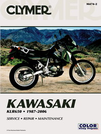Clymer Service Manual - Kawasaki KLR650 M4742