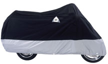 Nelson-Rigg Defender 400 Bike Cover-Black/Silver-XX-Large